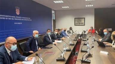 Ministar Butković na sastanku sa zamjenikom gradonačelnika Antoniom Kuzmanićem: Najavljen nastavak realizacije započetih prometnih projekata na području Splita i okolice