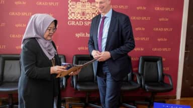 Splitski gradonačelnik primio veleposlanicu Indonezije