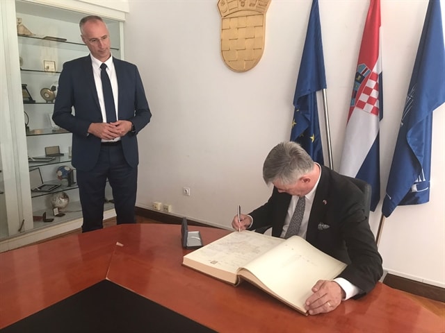 Češki veleposlanik Milan Hovorka u nastupnom posjetu Gradu Splitu