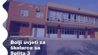 Dubinska energetska obnova škole Split 3