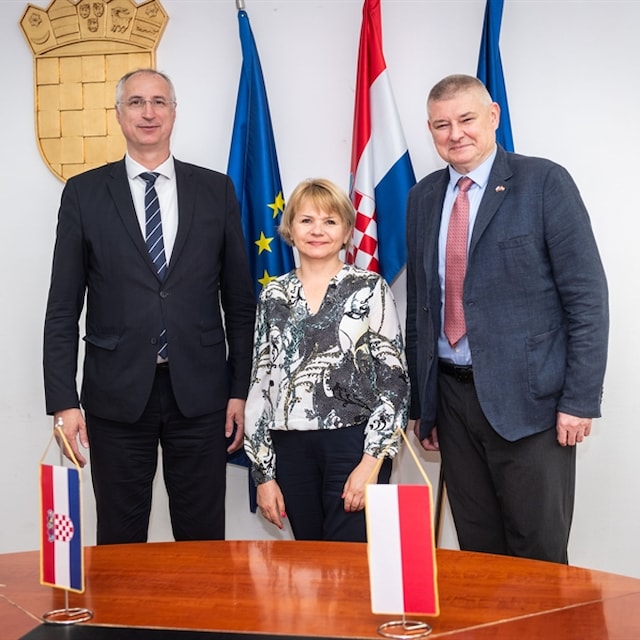 Novi poljski veleposlanik u nastupnom posjetu kod gradonačelnika Ivice Puljka